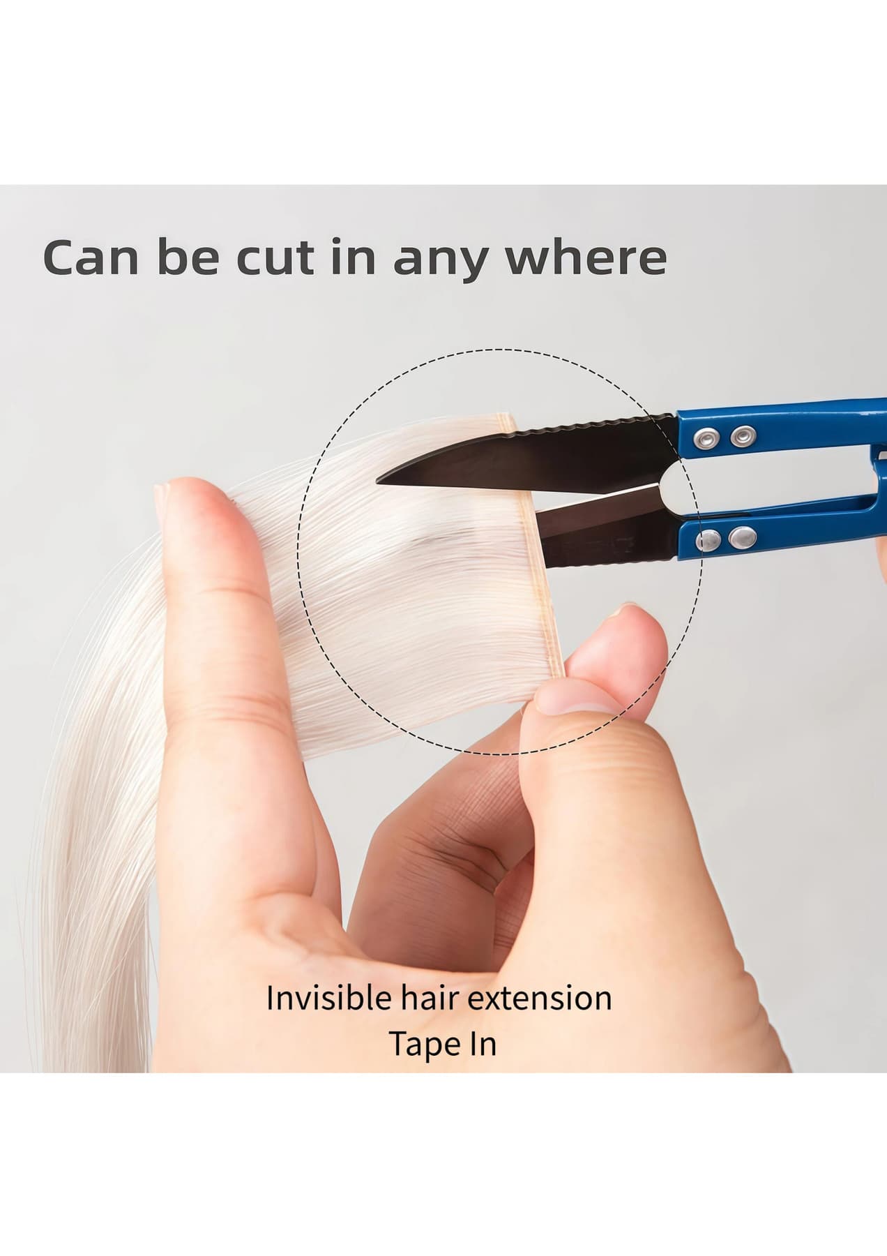 Invisible Tape-In Extensions product and construction reference 13