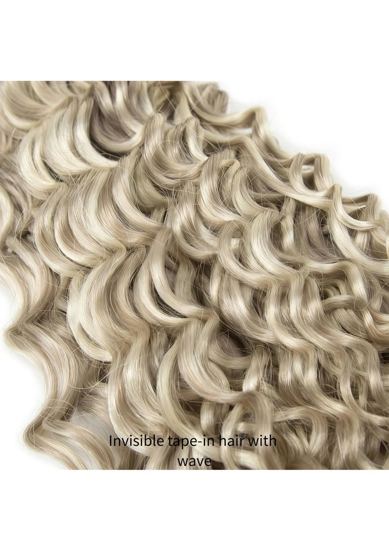 Invisible Wavy Tape-In Extensions product and construction reference 20
