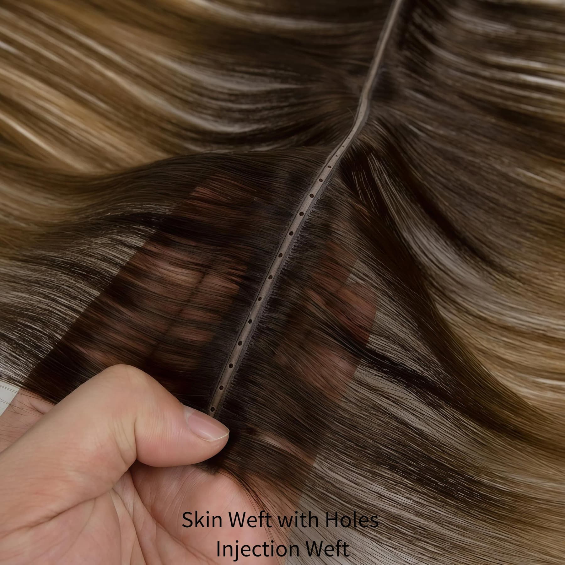 Injection Skin Weft with Holes product and construction reference 85