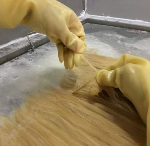 Traditional human hair bleaching and controlled lightening at Prime Human Hair