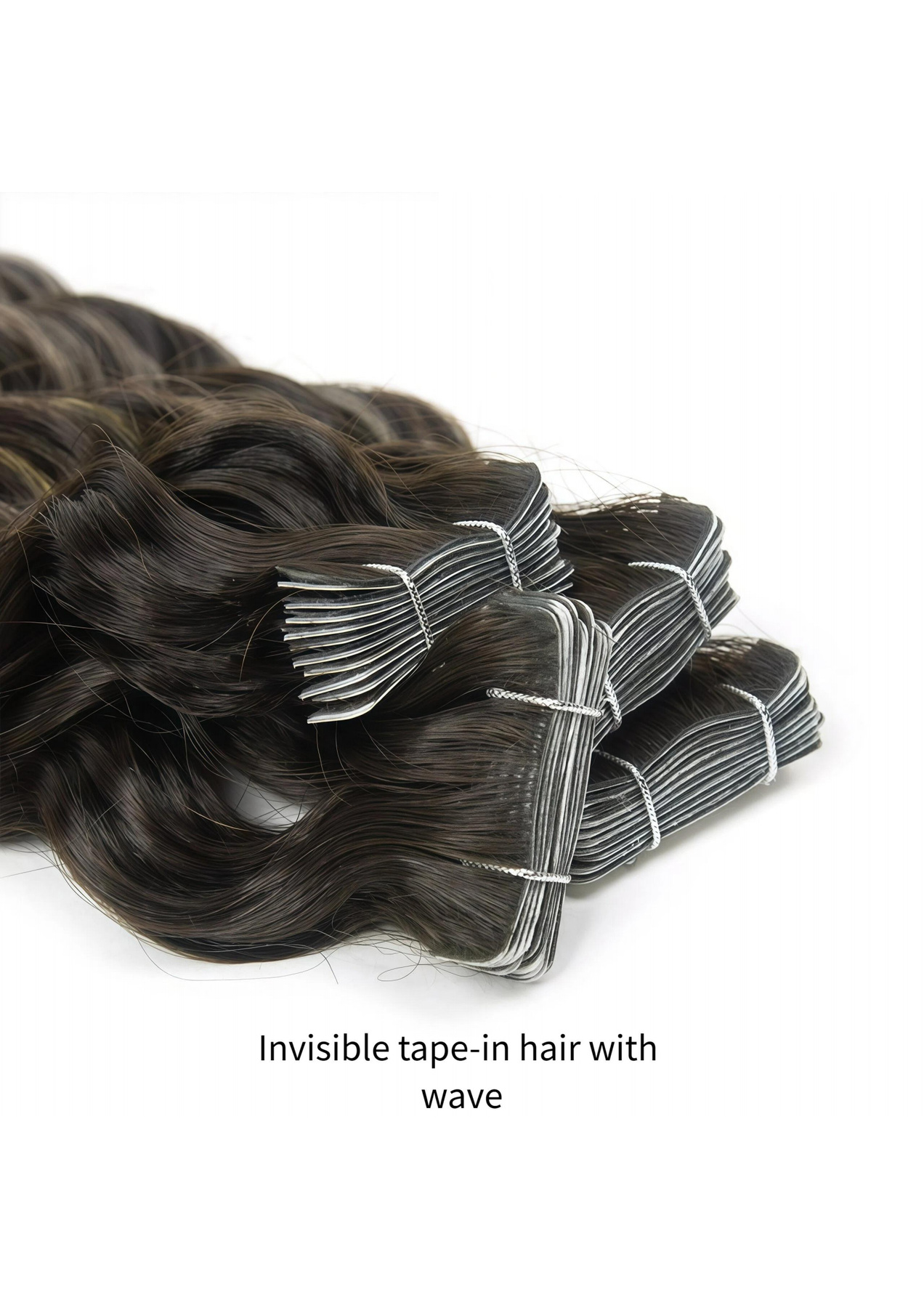 Invisible Wavy Tape-In Extensions product and construction reference 22