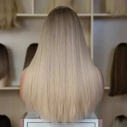 Lace-Top Wig — European-Texture Hair · Ref R-B5235FBE