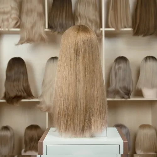 Lace-Top Wig — European-Texture Hair — #714A · Ref R-6F647307