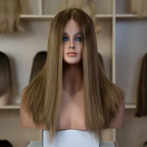 Lace-Top Wig — European-Texture Hair — #8/14 · Ref R-E77C78E9
