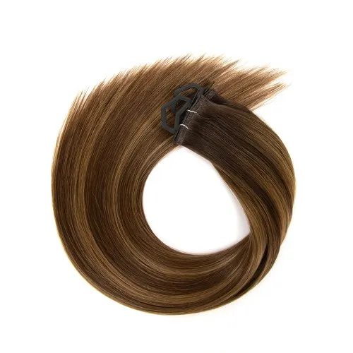 Flat Silk Weft — #2-4/8 · Balayage · Ref R-BFFCD89D