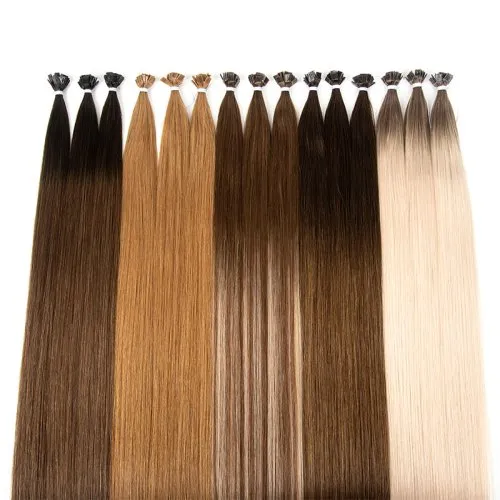 Flat-Tip Human Hair Extensions · Ref R-CF55479E