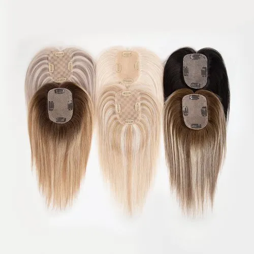 Silk Base Human Hair Topper · Ref R-FBC7888B