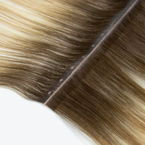 XO Weft with Micro-Ring Holes — #4-8/613 · Balayage · Ref R-81BE5B9C